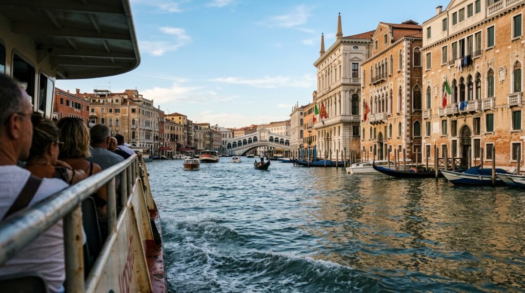 vaporetto boat view