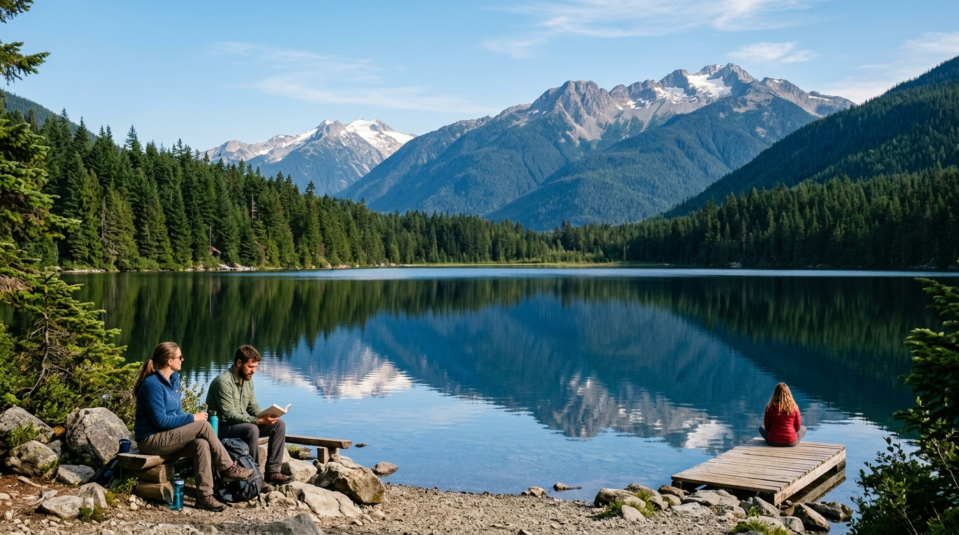 lake near Whistler in summer