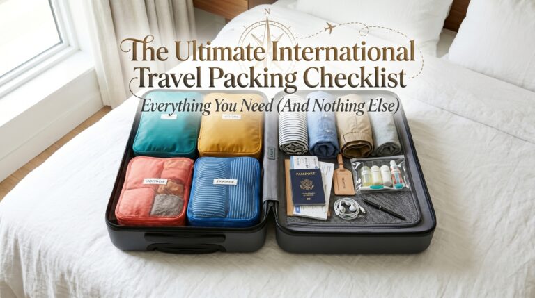 The Ultimate International Travel Packing Checklist: Everything You Need (And Nothing Else)