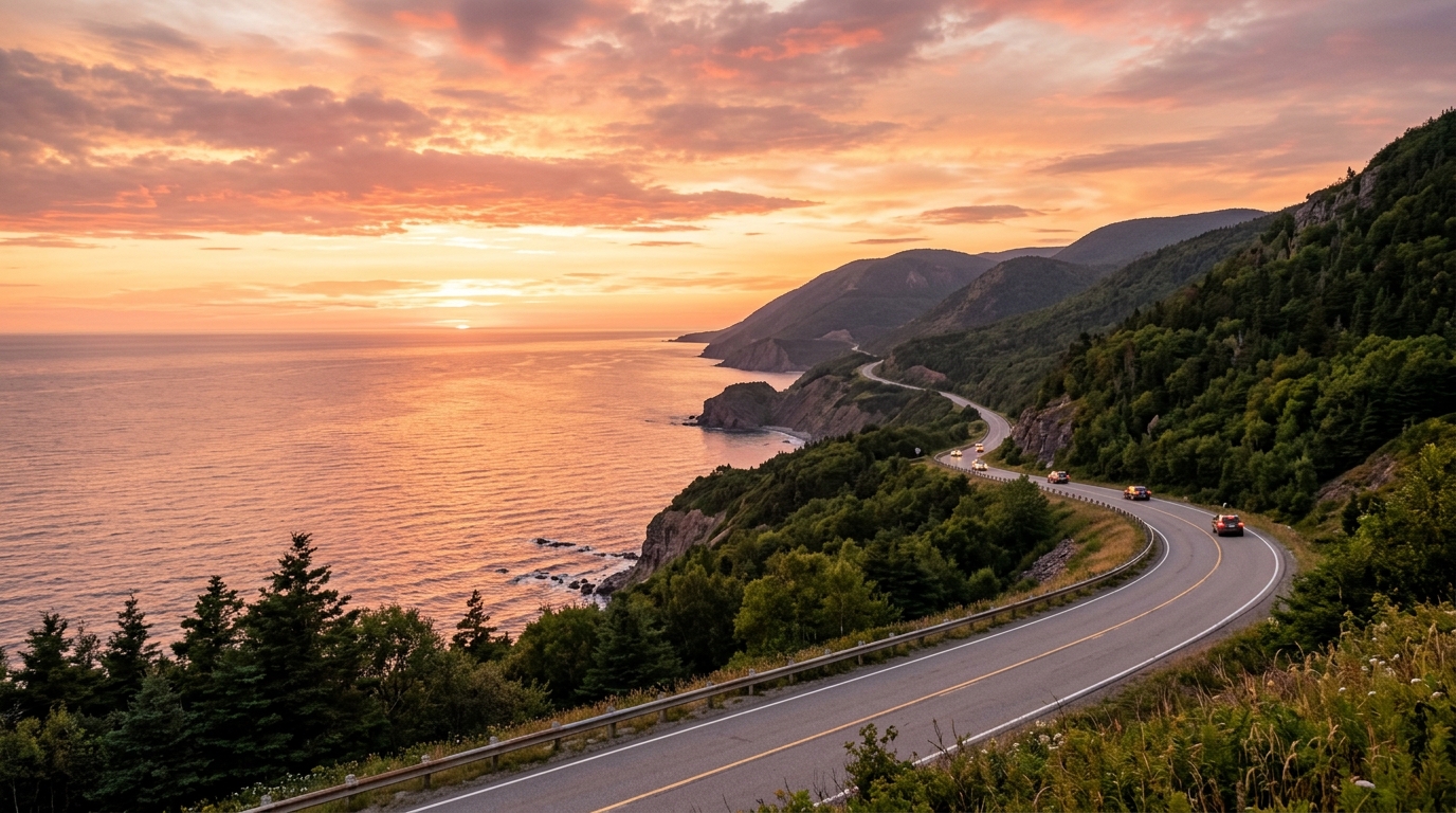 sunset view cabot
