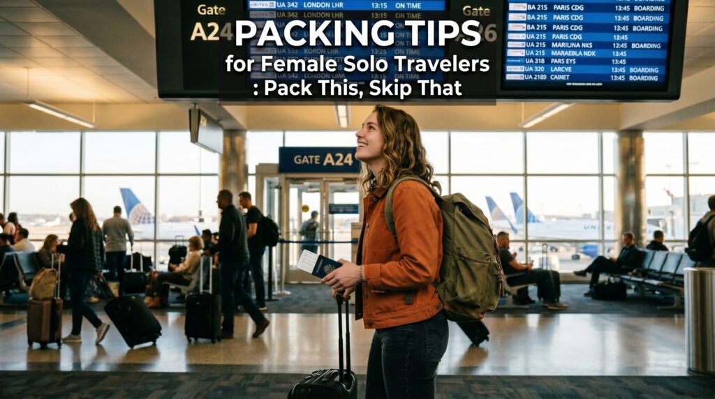 Packing Tips for Female Solo Travelers: Pack This, Skip That