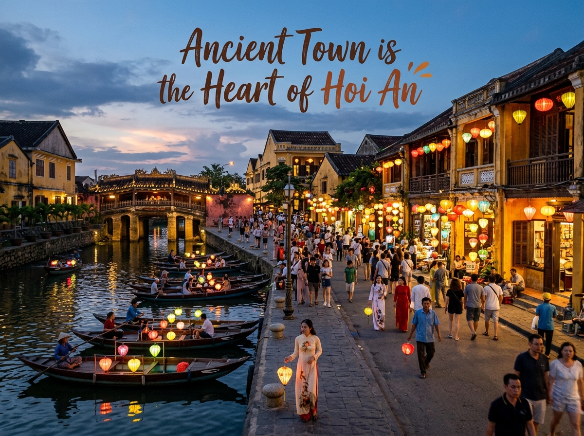 Ancient Town is the heart of Hoi An