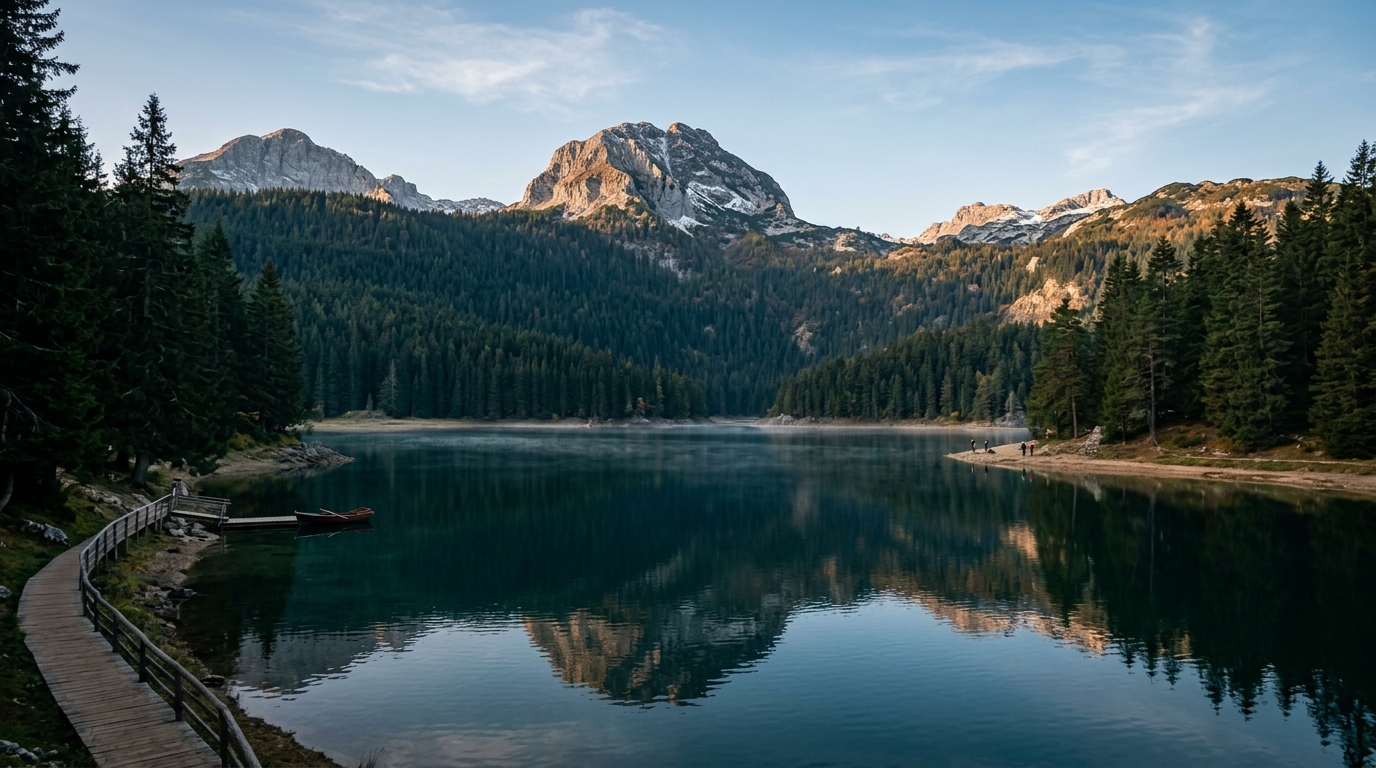 black lake
