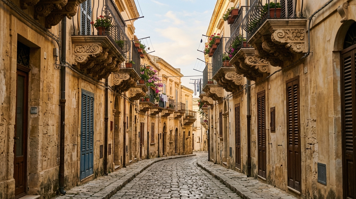 Ragusa Ibla Streets