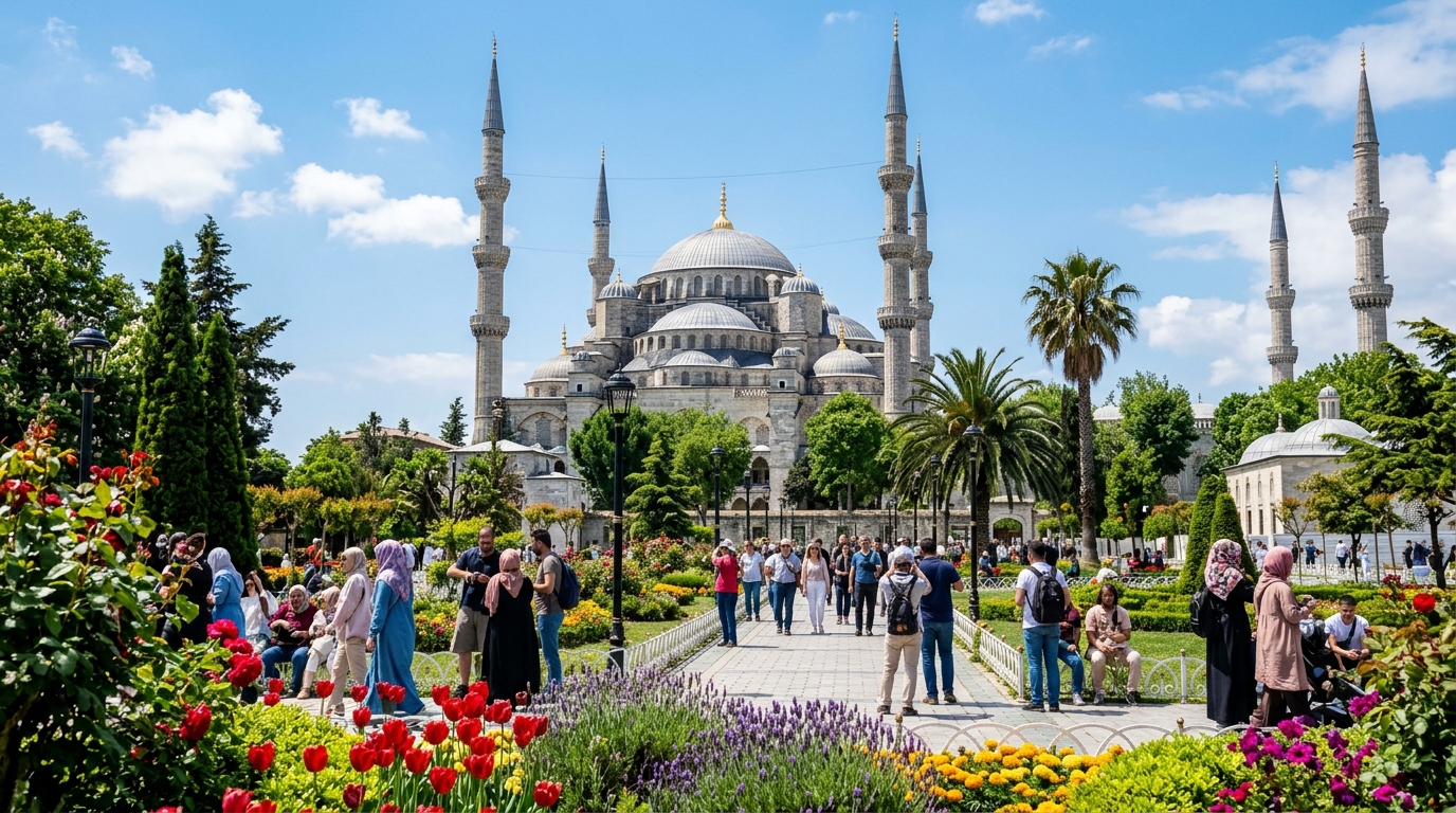 Blue Mosque Courtyard