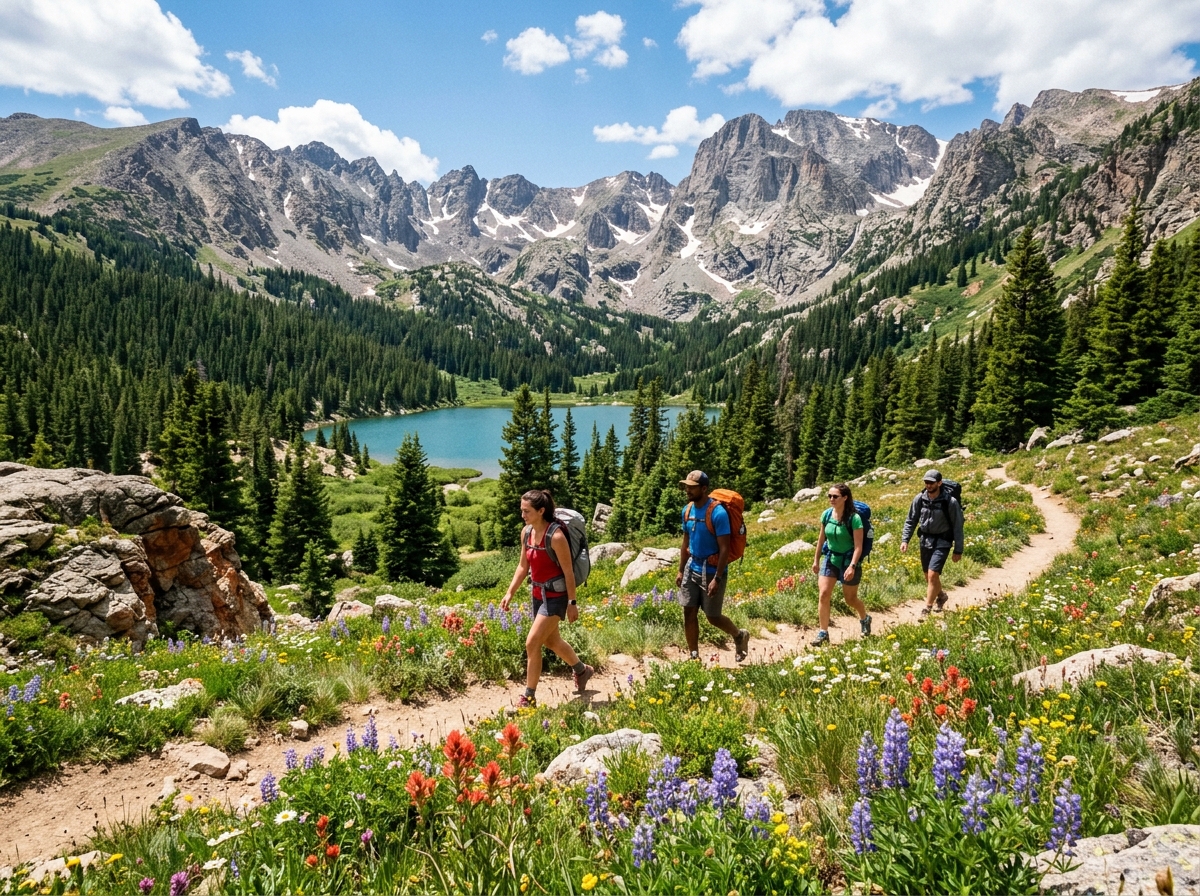 Colorado mountain hiking