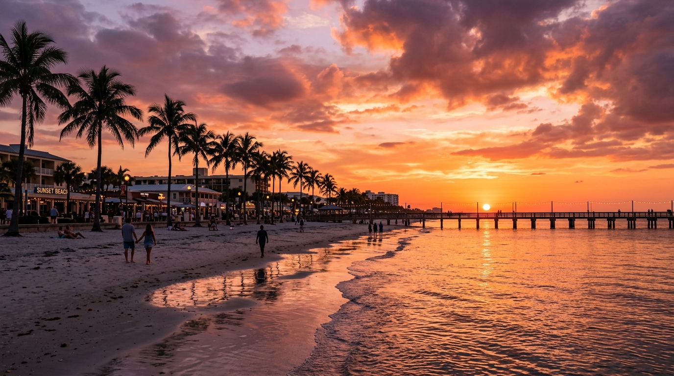 Stunning sunset