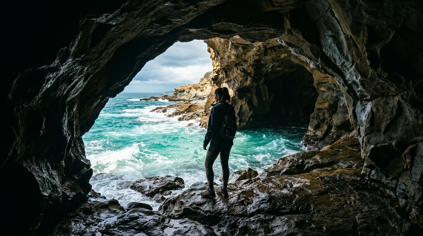 1000 Steps Beach Sea Cave