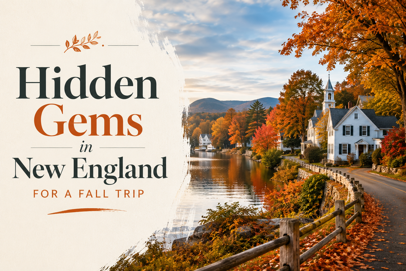 Hidden Gems in New England for a Fall Trip