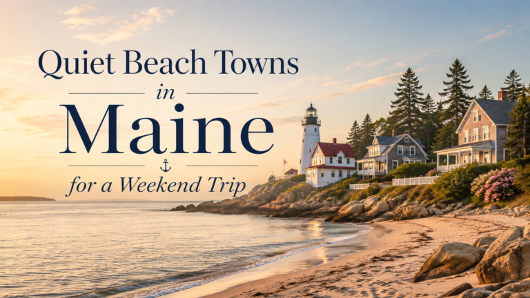 Quiet Beach Towns in Maine for a Weekend Trip