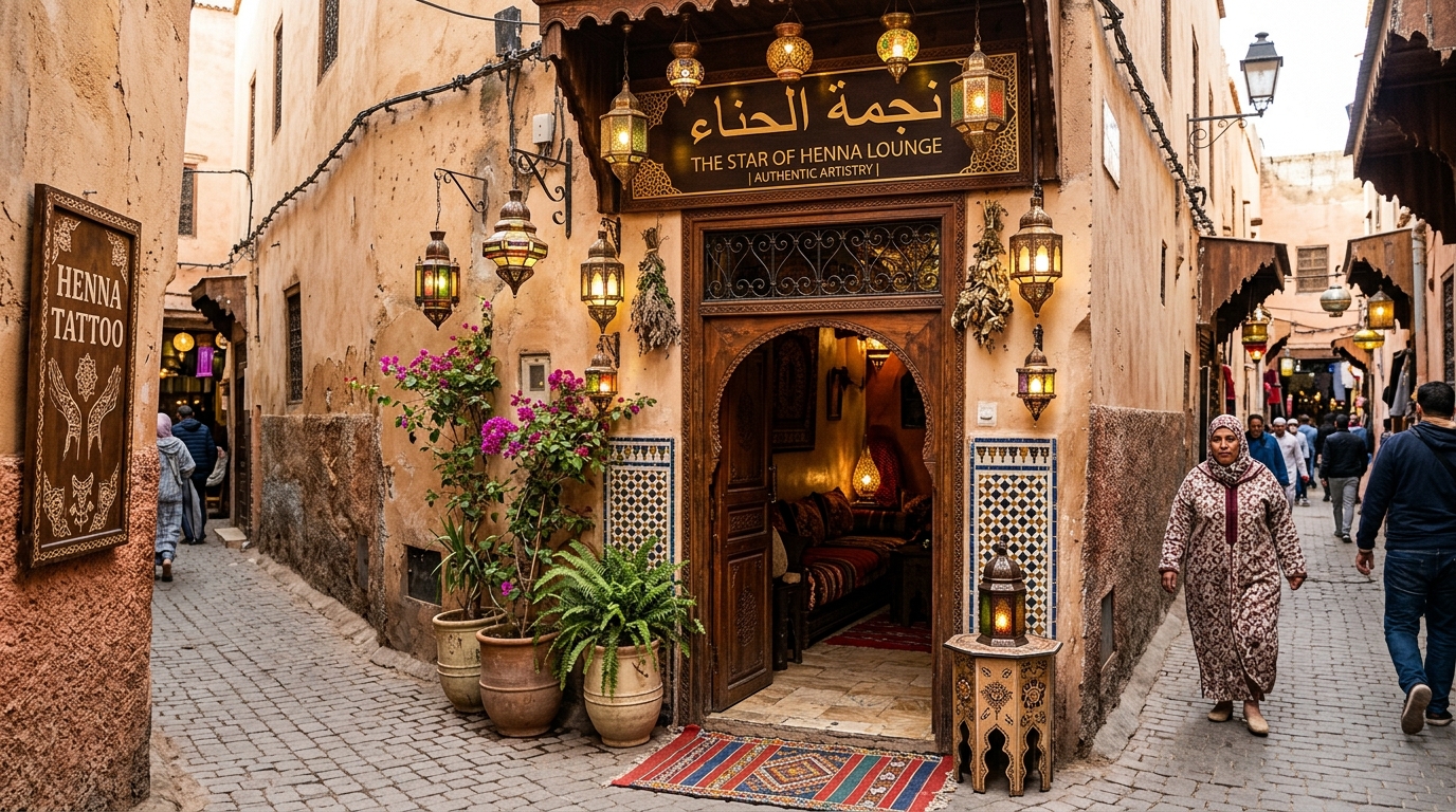 where to get henna done in Marrakech