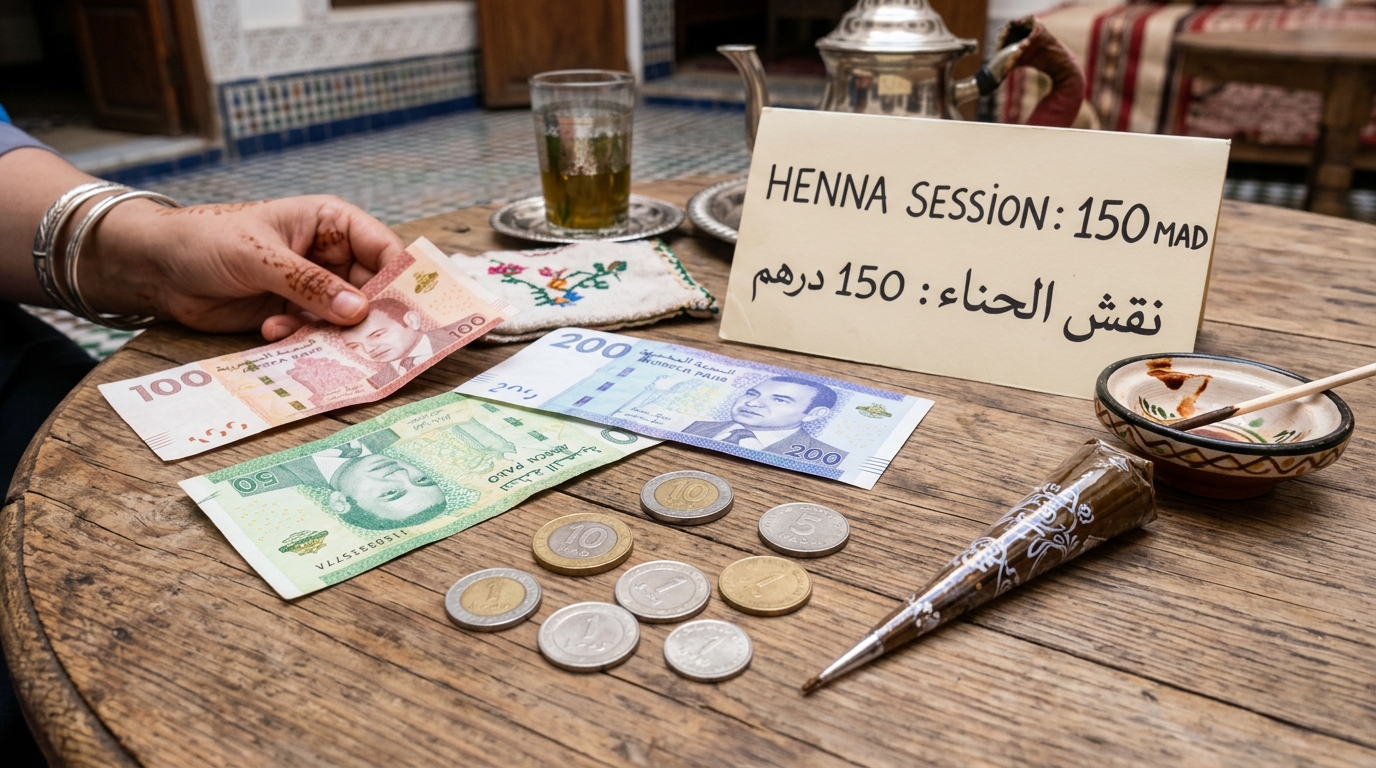 where to get henna done in Marrakech