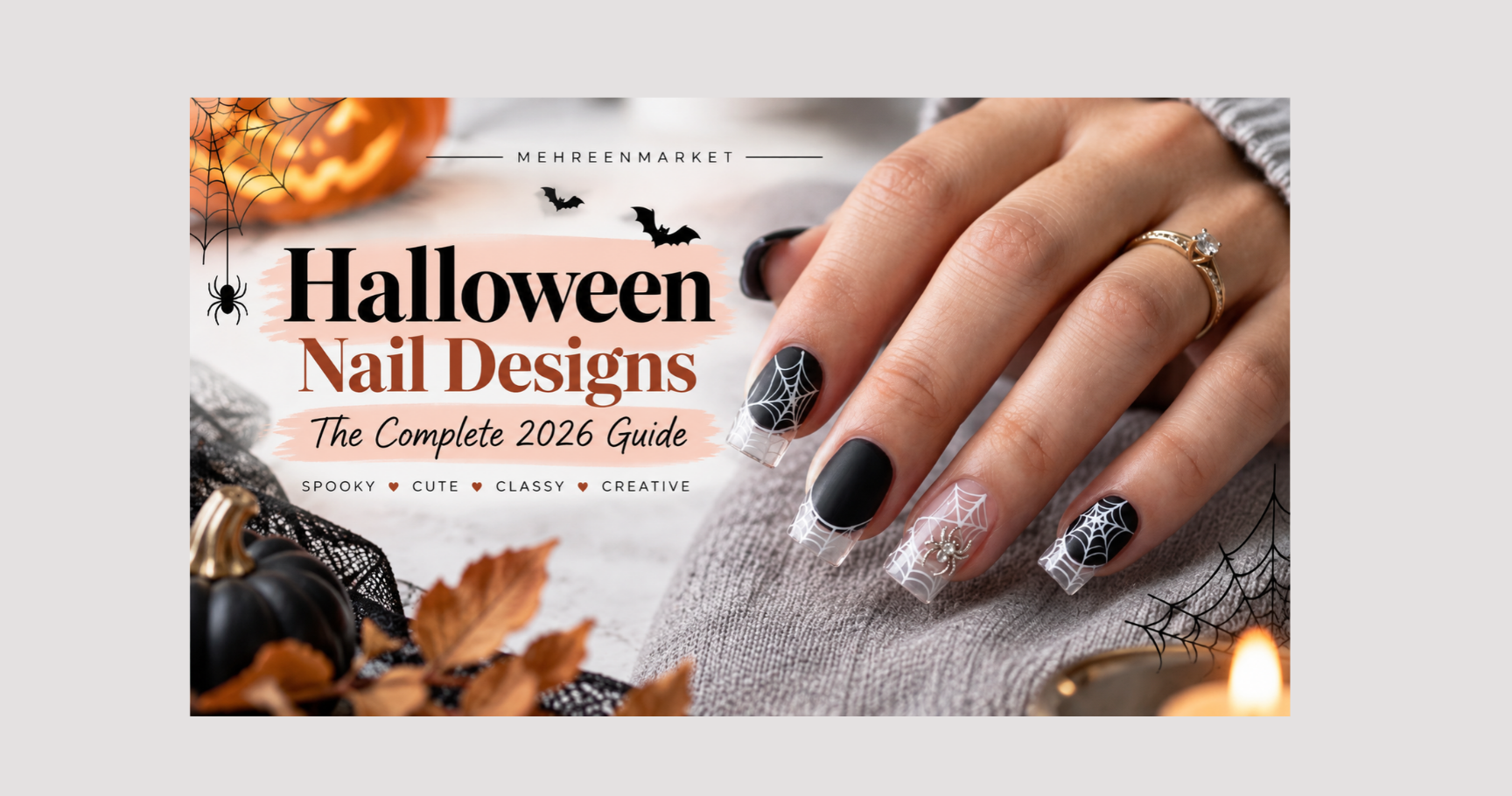 Halloween themed nail designs